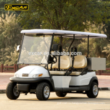 Изготовленные на заказ 4 мест электрический гольф-кары 48В троянский батарея Электрический автомобиль гольфа с грузом